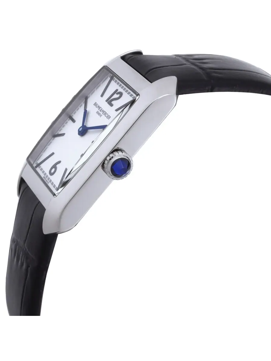 Женские часы Baume et Mercier Hampton с кварцевым механизмом, белым циферблатом, модель 10795 — изображение 2 из 3