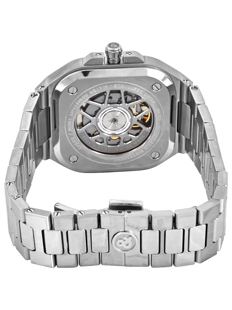 Мужские часы Bell and Ross BR 05 Automatic с черным циферблатом BR05A-BL-ST/SST — изображение 3 из 3, оттенок серебряный