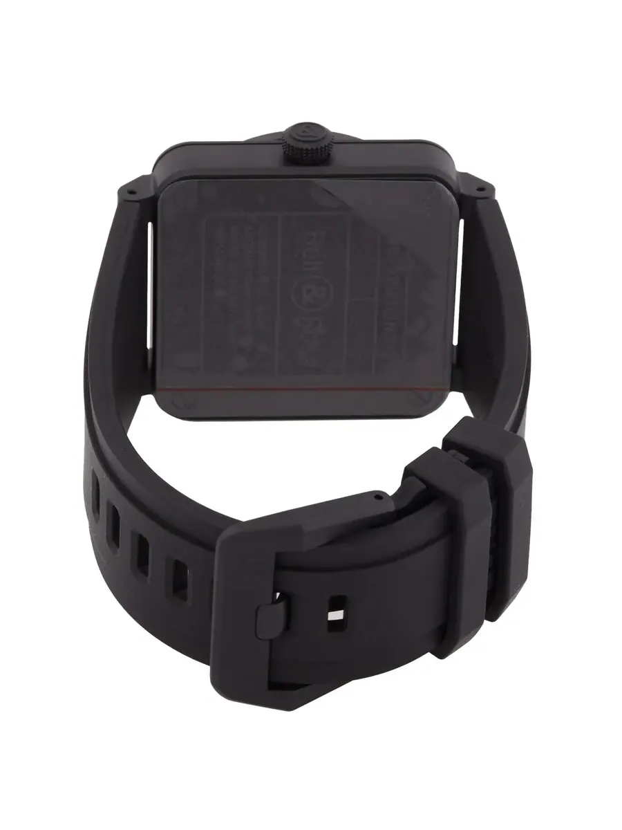 Мужские часы Bell and Ross BR 03 Automatic с черным циферблатом BR03A-LM-SKCE/SRB — изображение 3 из 3, оттенок черный
