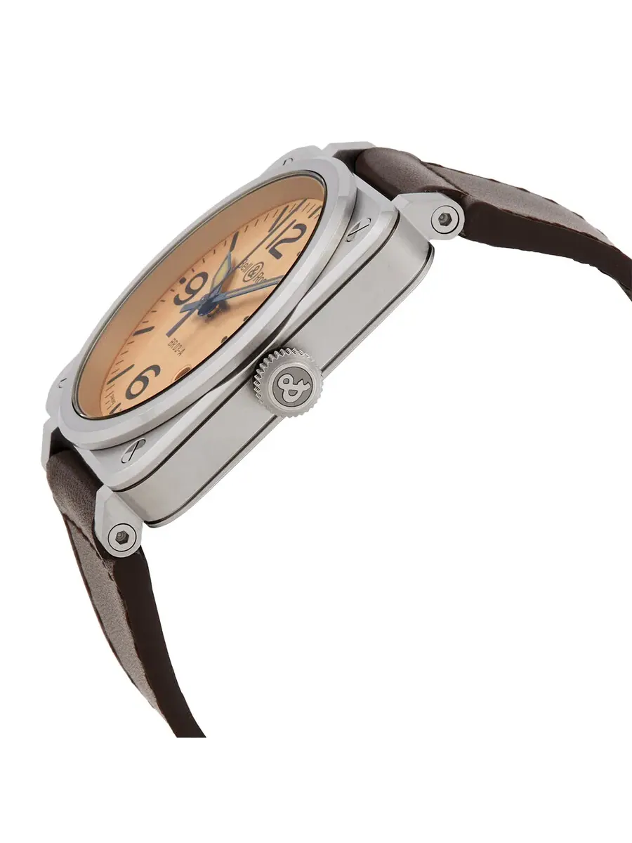 Мужские часы Bell and Ross BR 03 Automatic с медным циферблатом BR03A-GB-ST/SCA — изображение 2 из 3, оттенок серебряный