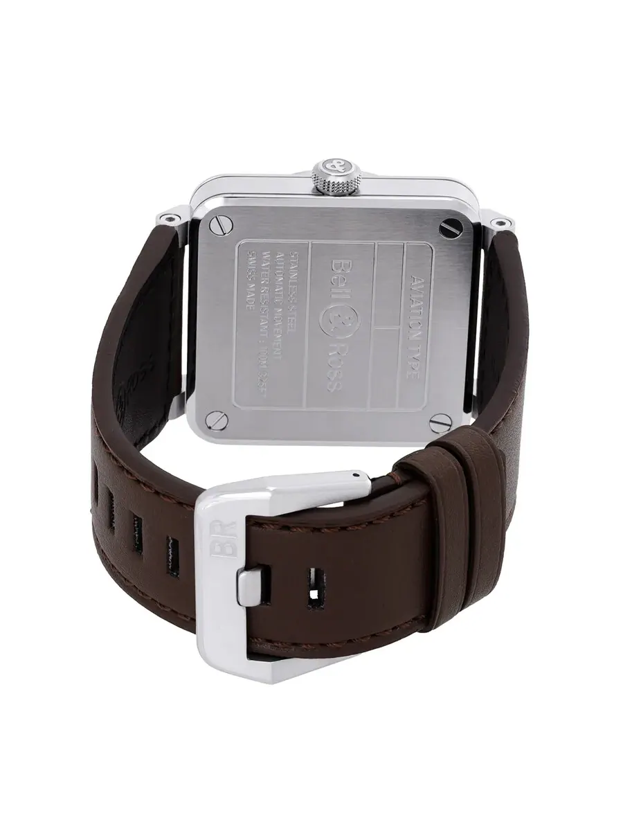 Мужские часы Bell and Ross BR 03 Automatic с медным циферблатом BR03A-GB-ST/SCA — изображение 3 из 3, оттенок серебряный