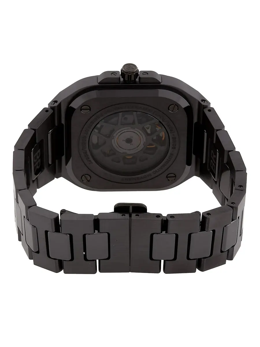 Мужские часы Bell and Ross BR 05 Automatic с черным циферблатом BR05A-BL-CE/SCE — изображение 3 из 3, оттенок черный