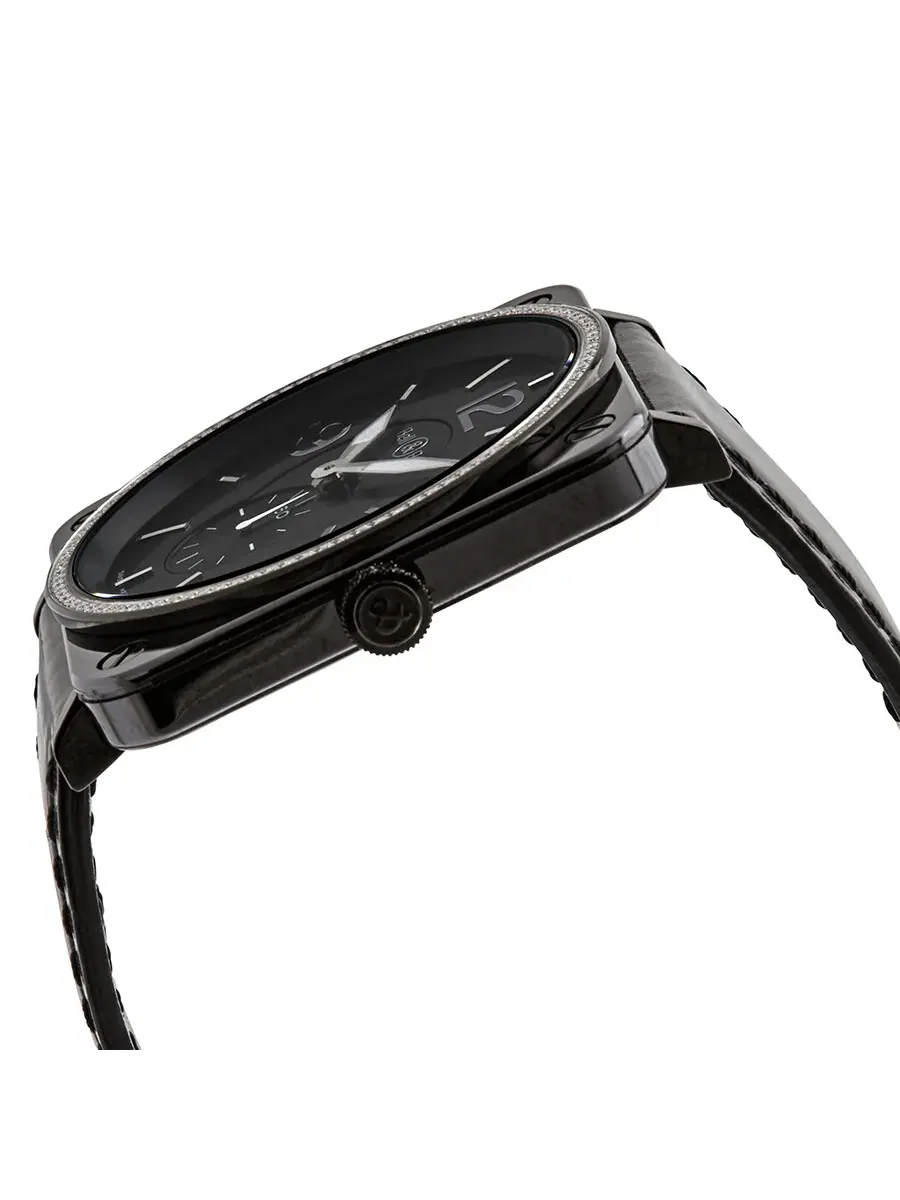 Часы Bells and Ross Quartz с черным циферблатом BRS98-BCS-00807 Bell And Ross — изображение 2 из 3, оттенок черный