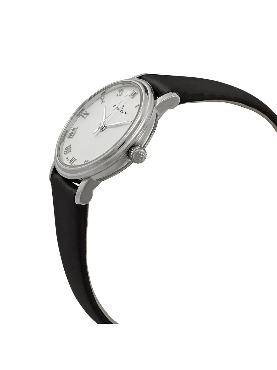 Женские часы Blancpain Villeret Automatic с серебристым циферблатом 6104 1127 95A — изображение 2 из 5, оттенок серебряный