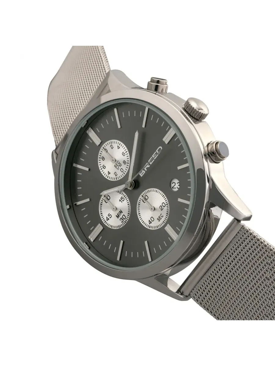 Мужские часы Breed Espinosa Chronograph 7602 — изображение 3 из 3, оттенок серебряный