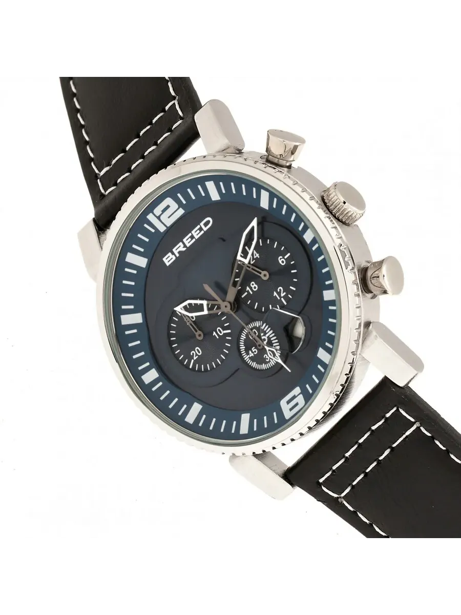 Мужские часы Breed Ryker Chronograph 8203 — изображение 3 из 3, оттенок серебряный