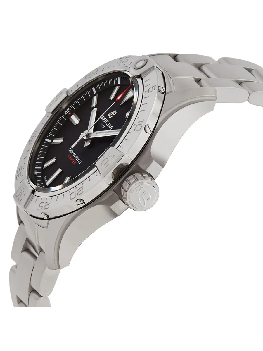 Мужские часы Breitling Avenger 42 Automatic с черным циферблатом A17328101B1A1 — изображение 2 из 3, оттенок серебряный