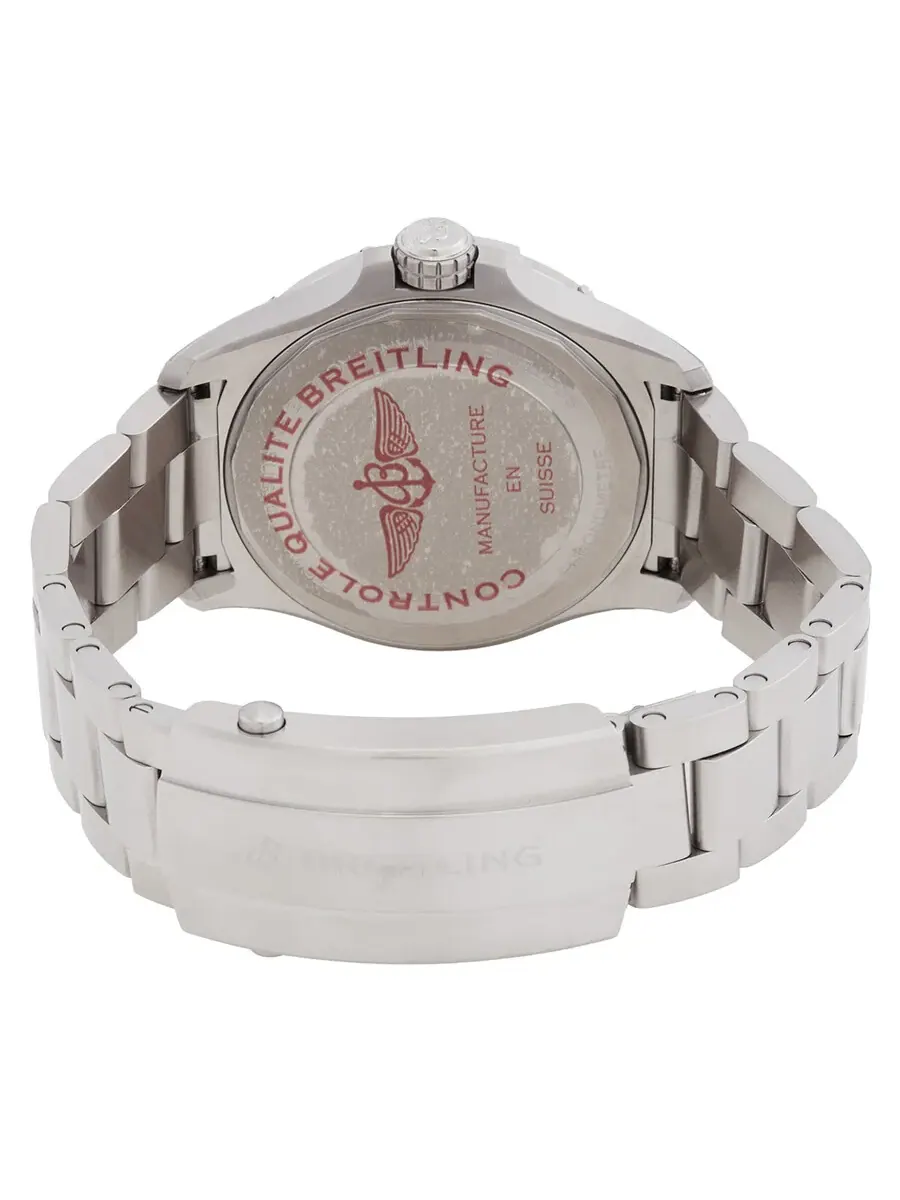 Мужские часы Breitling Avenger 42 Automatic с черным циферблатом A17328101B1A1 — изображение 3 из 3, оттенок серебряный