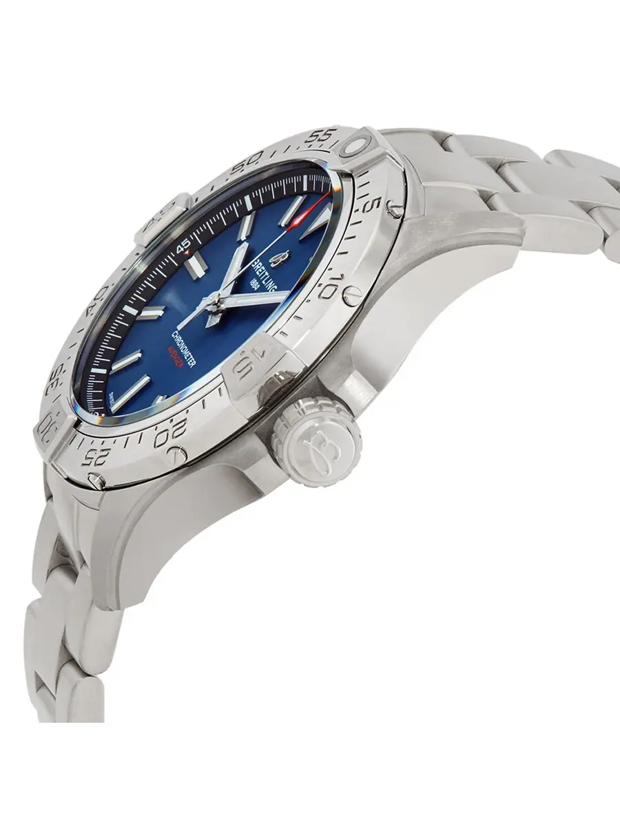 Мужские часы Breitling Avenger 42 Automatic с синим циферблатом A17328101C1A1 — изображение 2 из 3, оттенок серебряный