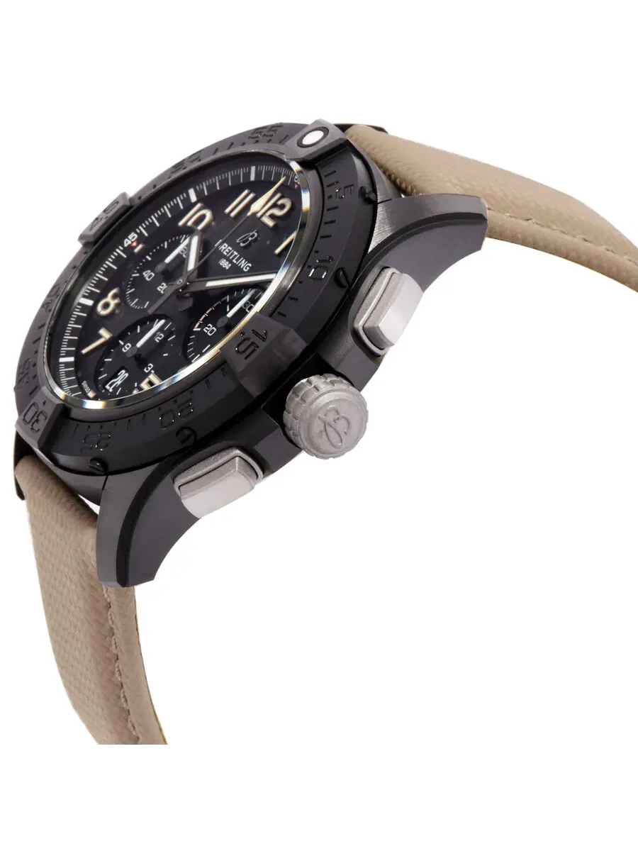 Мужские часы Breitling Avenger 42 Chronograph Automatic Chronometer с черным циферблатом SB0146101B1X1 — изображение 2 из 3
