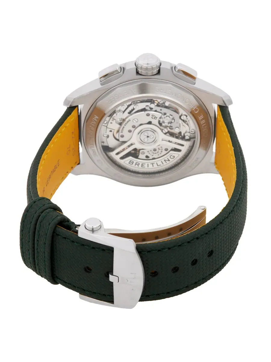 Мужские часы Breitling Avenger 42мм Хронограф Автомат с зеленым циферблатом AB0146101L1X1 — изображение 3 из 3