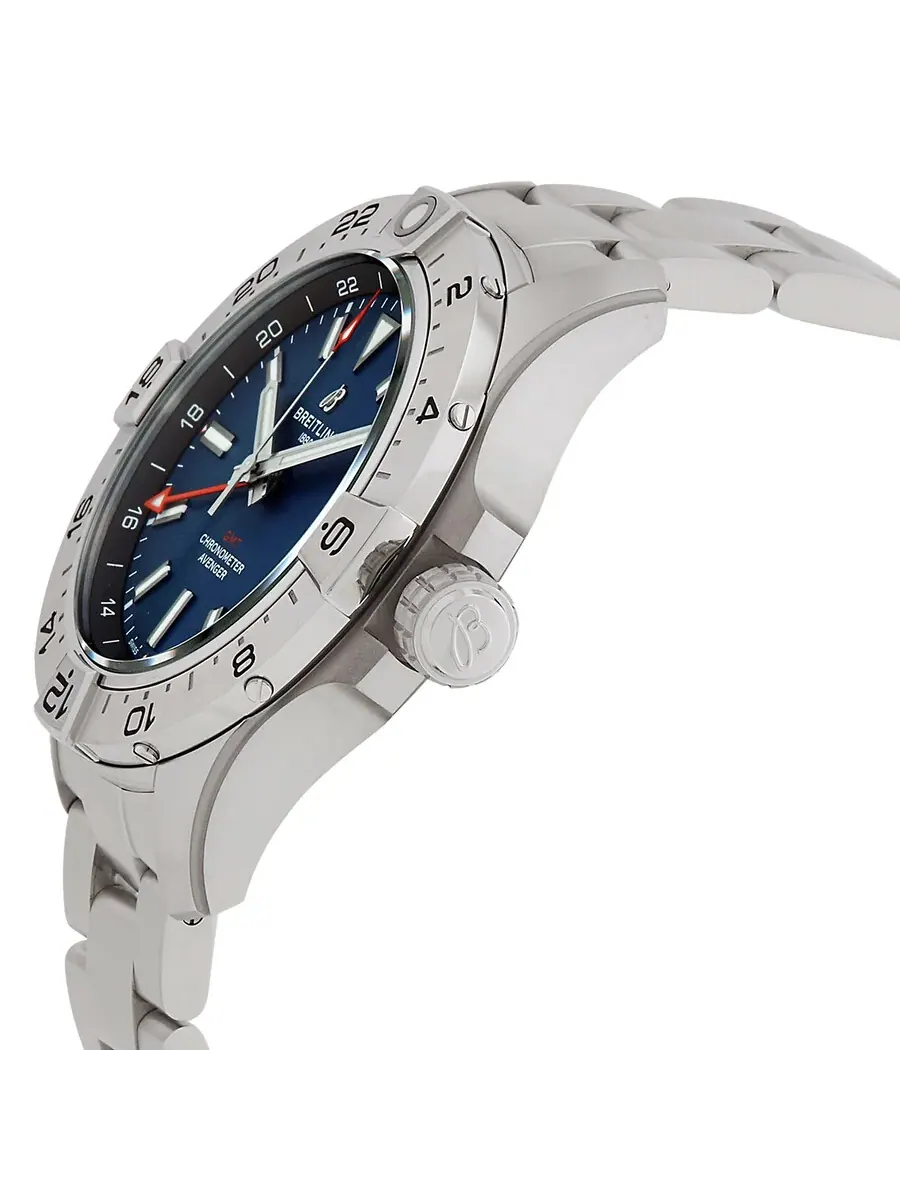 Мужские автоматические часы Breitling Avenger 44 с синим циферблатом A32320101C1A1 — изображение 2 из 3, оттенок серебряный