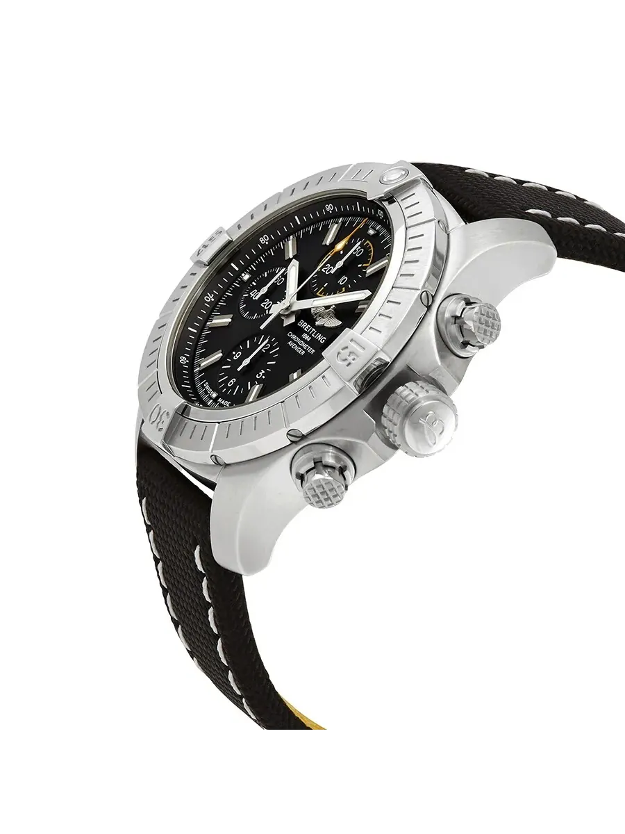 Мужские часы Breitling Avenger Chronograph Automatic с черным циферблатом A13317101B1X1 — изображение 2 из 3