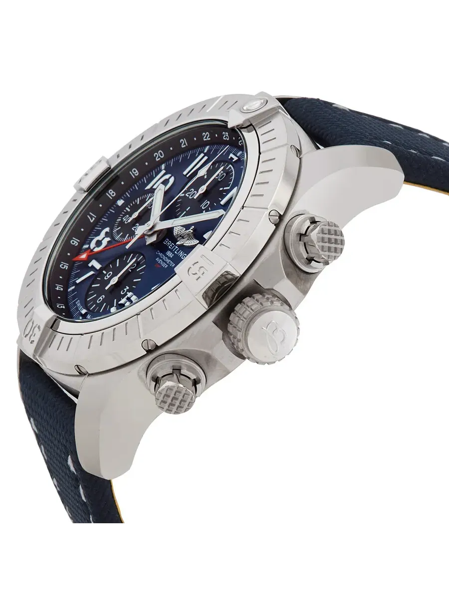 Мужские часы Breitling Avenger Chronograph GMT Automatic Chronometer с синим циферблатом A24315101C1X1 — изображение 2 из 3