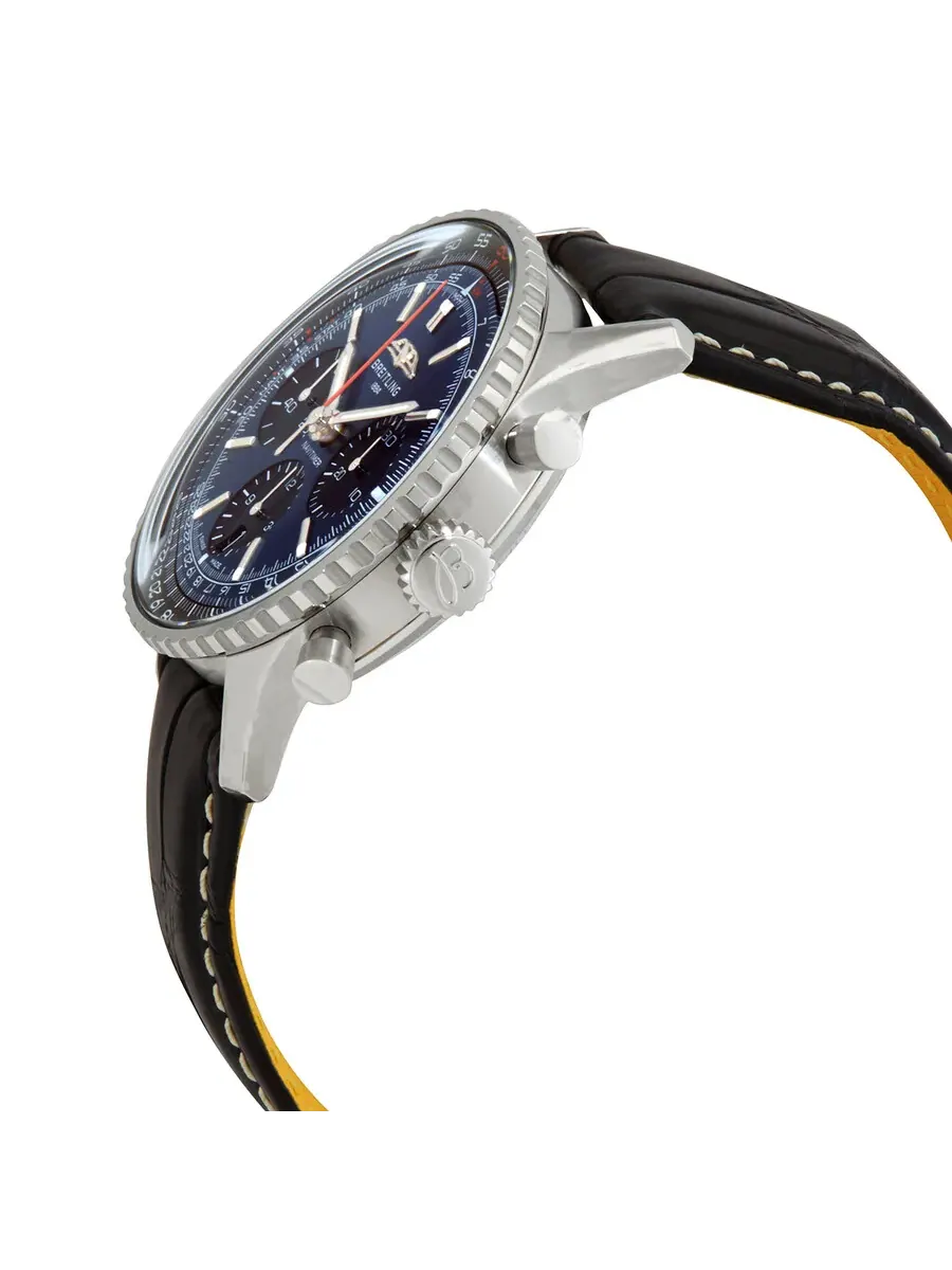 Мужские часы Breitling Navitimer B01 Chronograph Automatic Chronometer с синим циферблатом AB0139241C1P1 — изображение 2 из 3