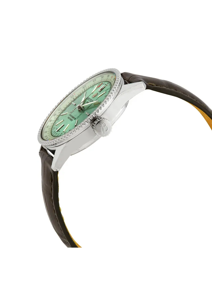 Часы Breitling Navitimer Automatic Chronometer с зеленым циферблатом, унисекс A17395361L1P2 — изображение 2 из 3