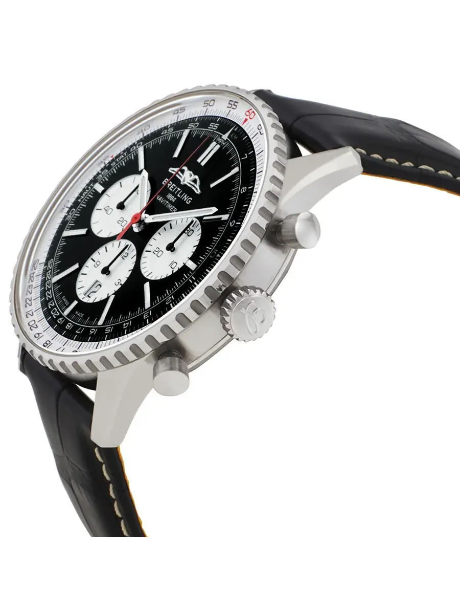 Мужские часы Breitling Navitimer B01 Chronograph Automatic с черным циферблатом AB0137211B1P1 — изображение 2 из 3