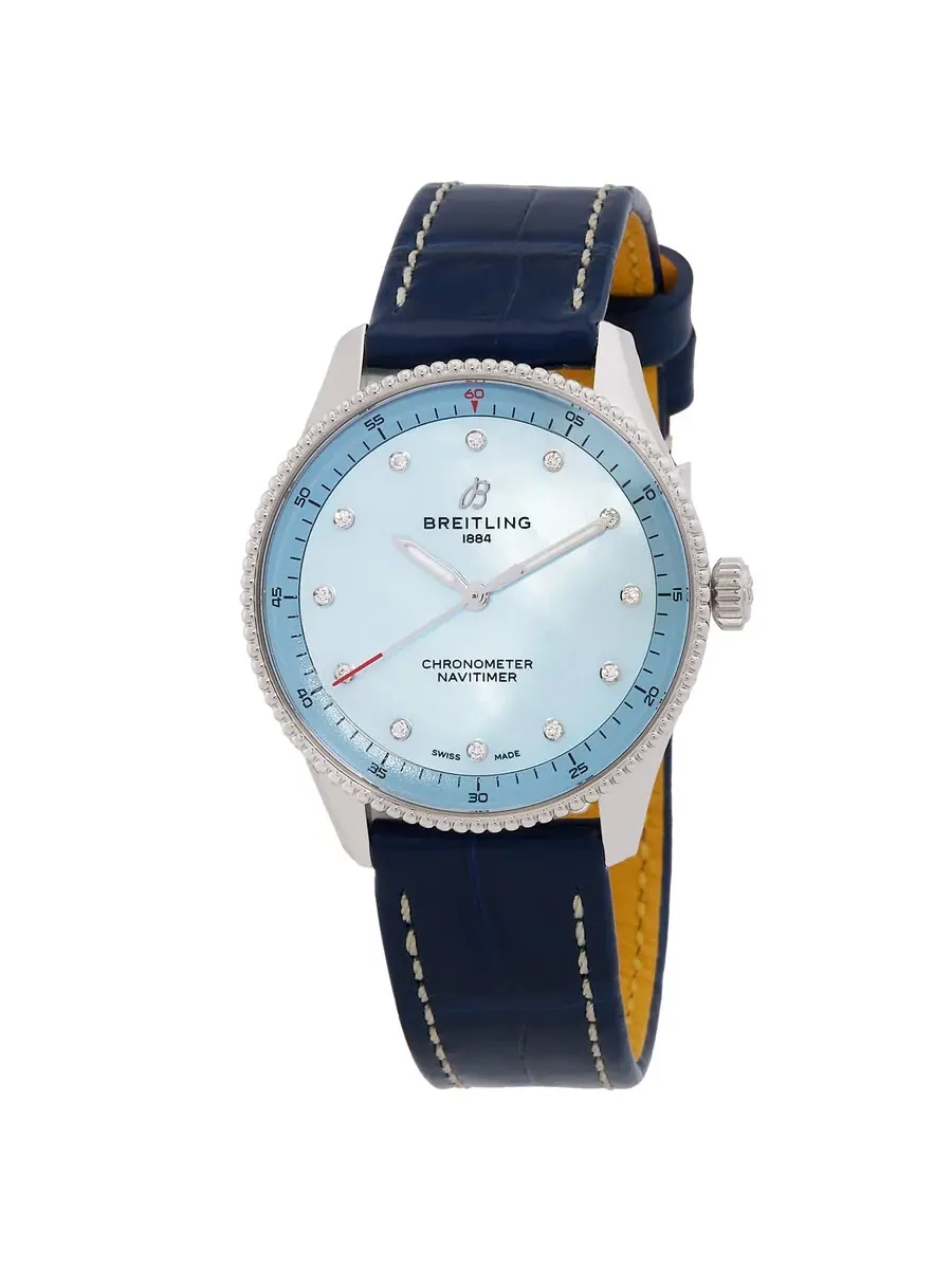 Женские часы Breitling Navitimer Quartz Chronometer с бриллиантами A77320171C1P1