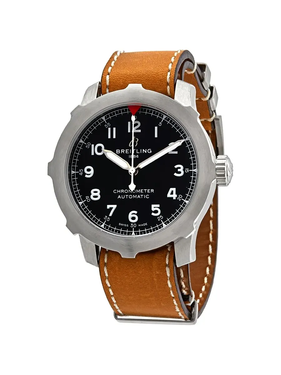 Мужские часы Breitling Navitimer Super 8 B20 Automatic Chronometer 46 мм с черным циферблатом AB2040101B1X1