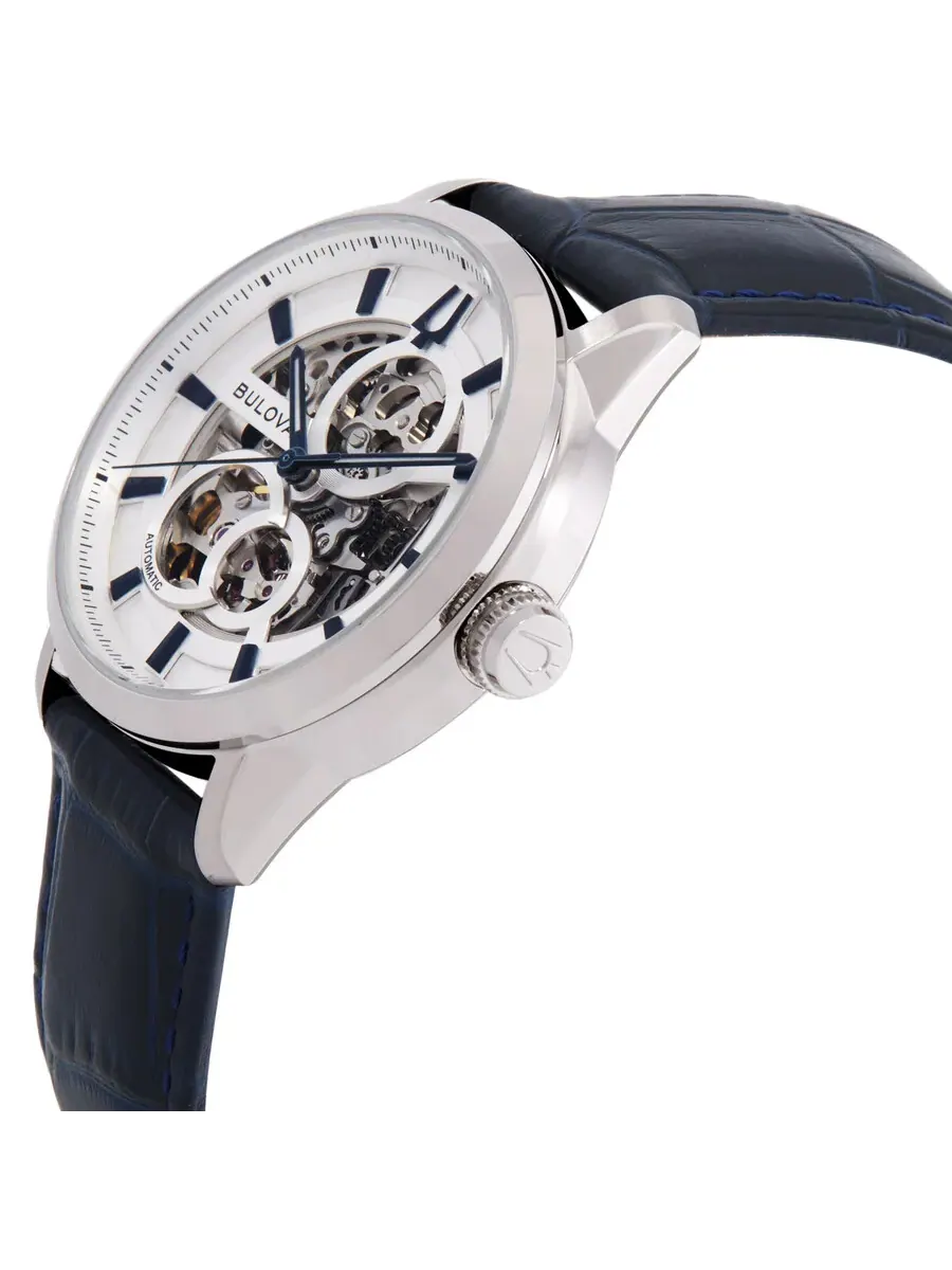 Мужские часы Bulova Sutton с серебристым циферблатом 96A330 — изображение 2 из 3, оттенок серебряный