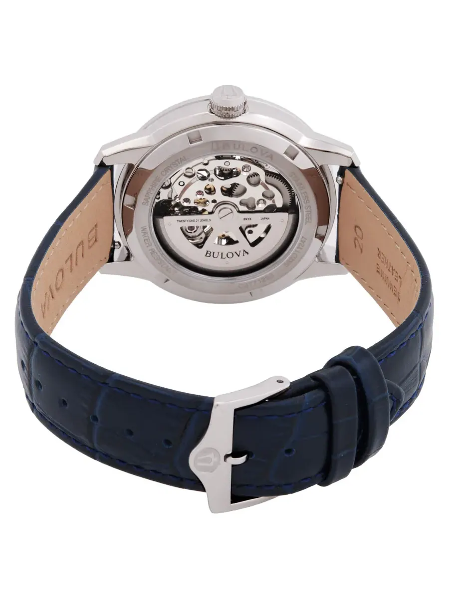 Мужские часы Bulova Sutton с серебристым циферблатом 96A330 — изображение 3 из 3, оттенок серебряный