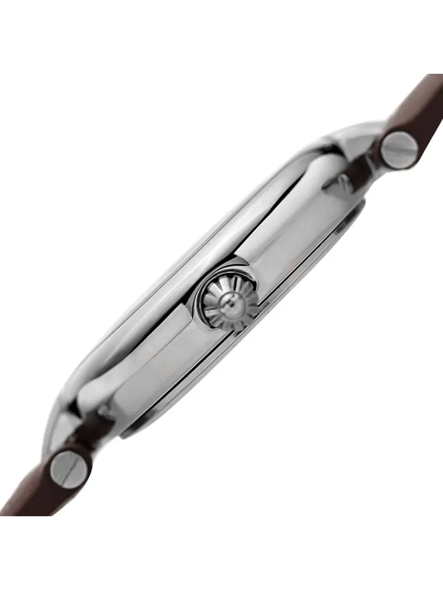 Женские часы Burgi с блестящим градиентным циферблатом Swarovski и ремешком из натуральной кожи — изображение 3 из 4