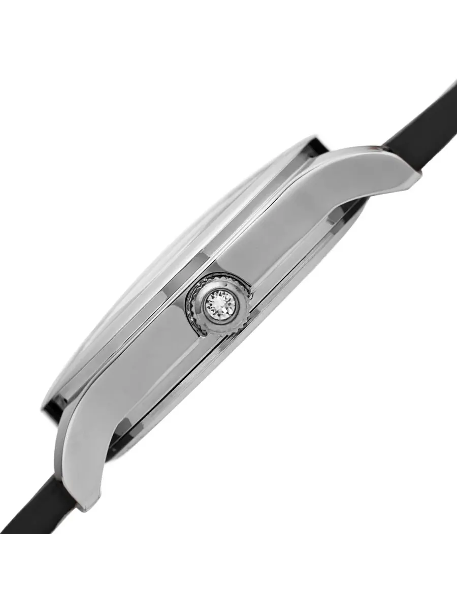 Женские часы Burgi Pebble Style с кварцевым механизмом, белым циферблатом BUR238SSB — изображение 3 из 4, оттенок серебряный