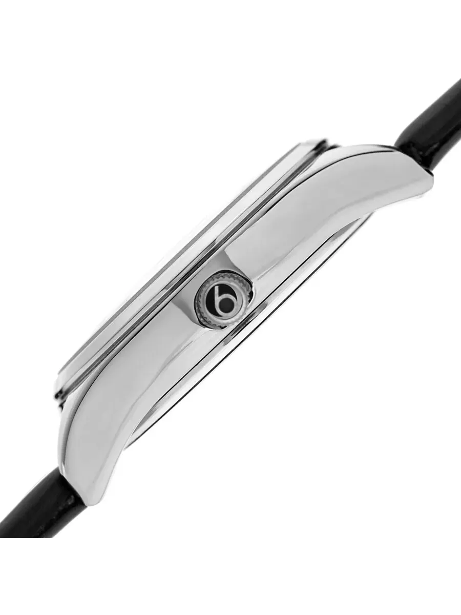 Женские часы Burgi Swirl Quartz с черным циферблатом и бриллиантом BUR201SSBK — изображение 3 из 4, оттенок серебряный