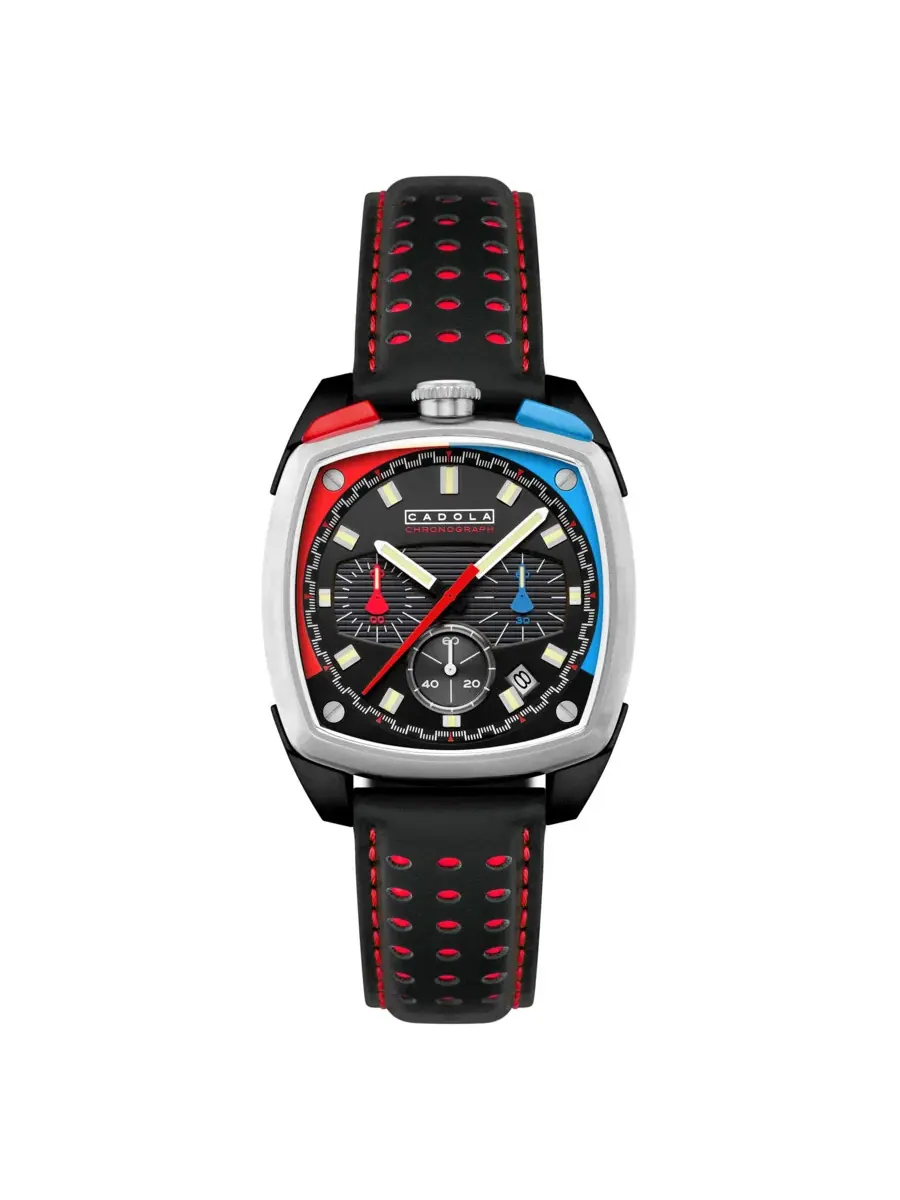 Мужские часы Cadola Taurus Chronograph Quartz с черным циферблатом CD-1060-01