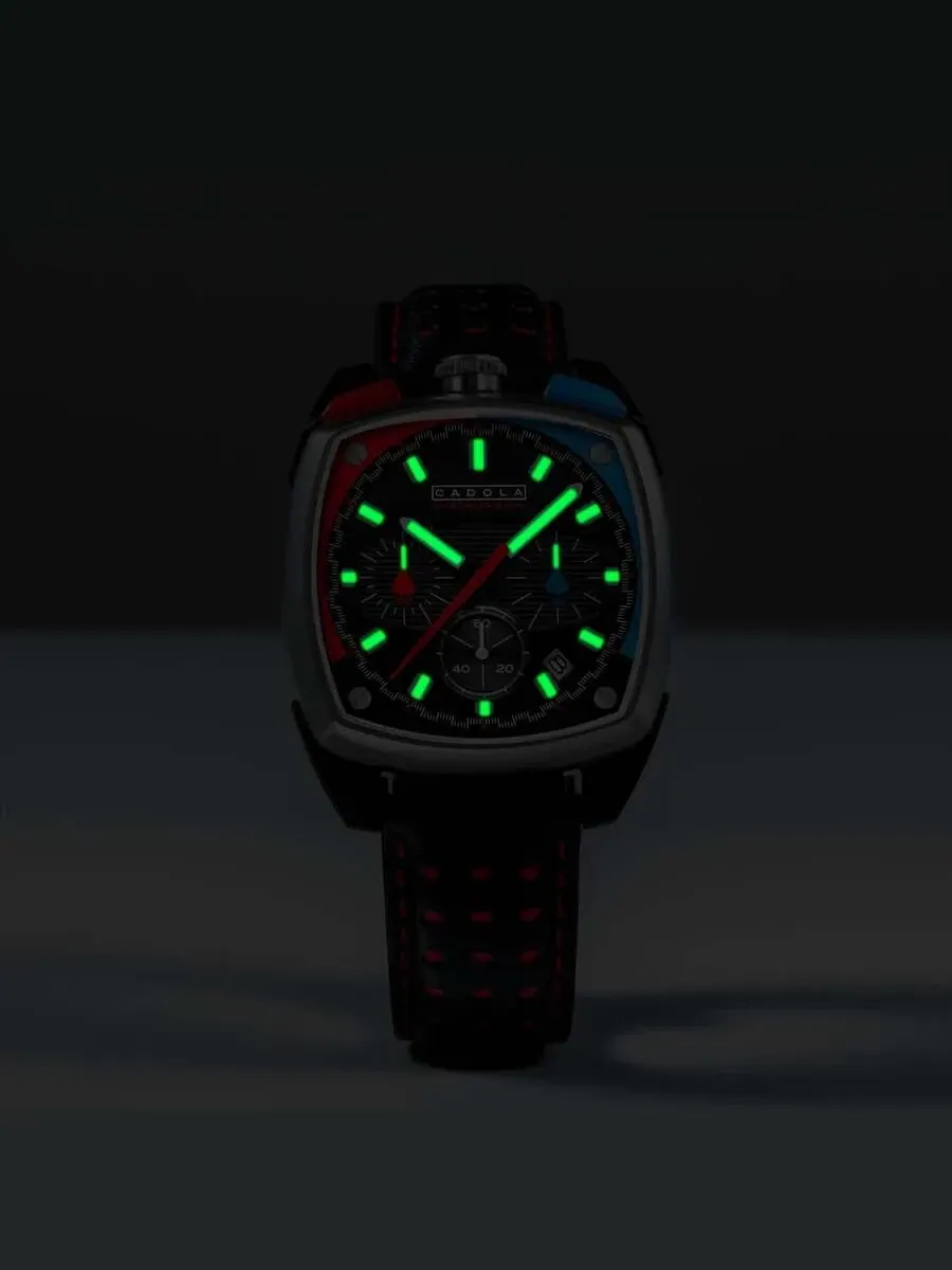 Мужские часы Cadola Taurus Chronograph Quartz с черным циферблатом CD-1060-01 — изображение 3 из 4, оттенок серебряный