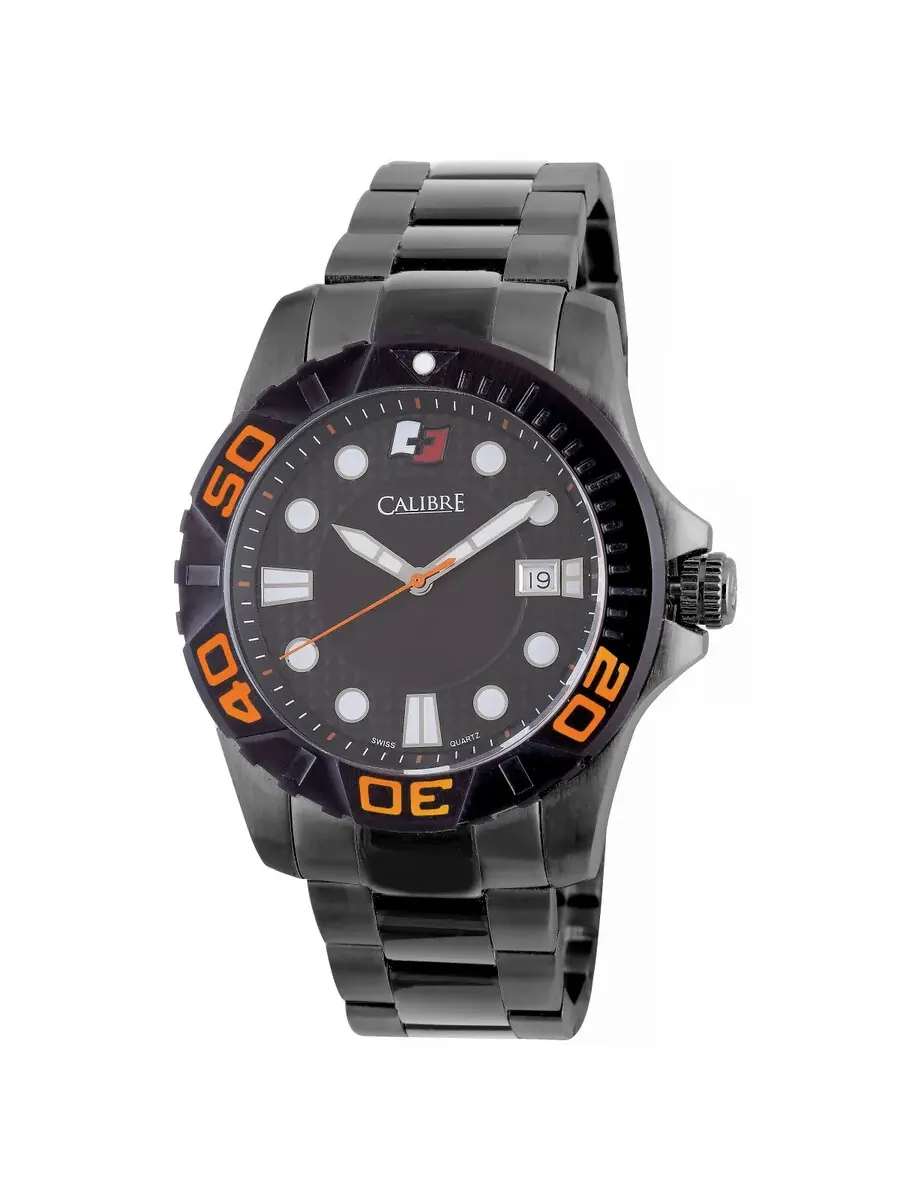 Мужские часы Calibre Akron с черным циферблатом SC-5A1-13-079.10 — черный