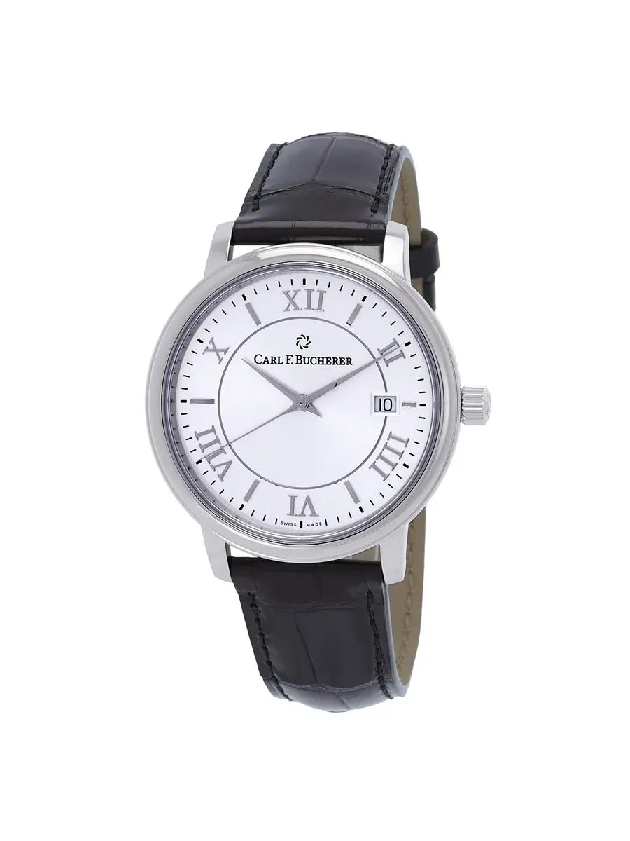 Мужские часы Carl F. Bucherer Adamavi 39 мм с автоматическим механизмом 00.10314.08.15.01 — серебристый