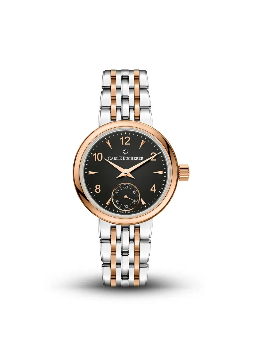 Женские автоматические часы Carl F. Bucherer Adamavi с черным циферблатом 00.10317.07.36.21 — черный