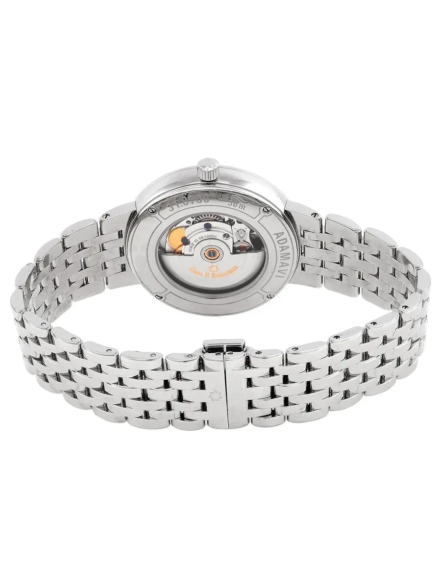 Часы Carl F. Bucherer Adamavi Automatic с синим циферблатом 00.10314.08.55.21 — изображение 3 из 3, оттенок серебряный