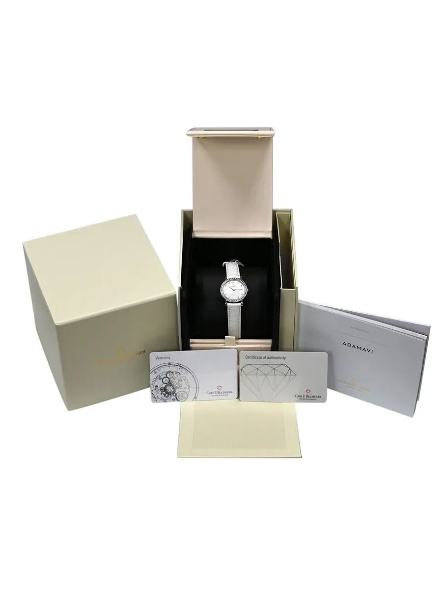 Женские часы Carl F. Bucherer Adamavi Quartz с бриллиантами 00.10308.02.79.99/W — изображение 2 из 6, оттенок перламутр