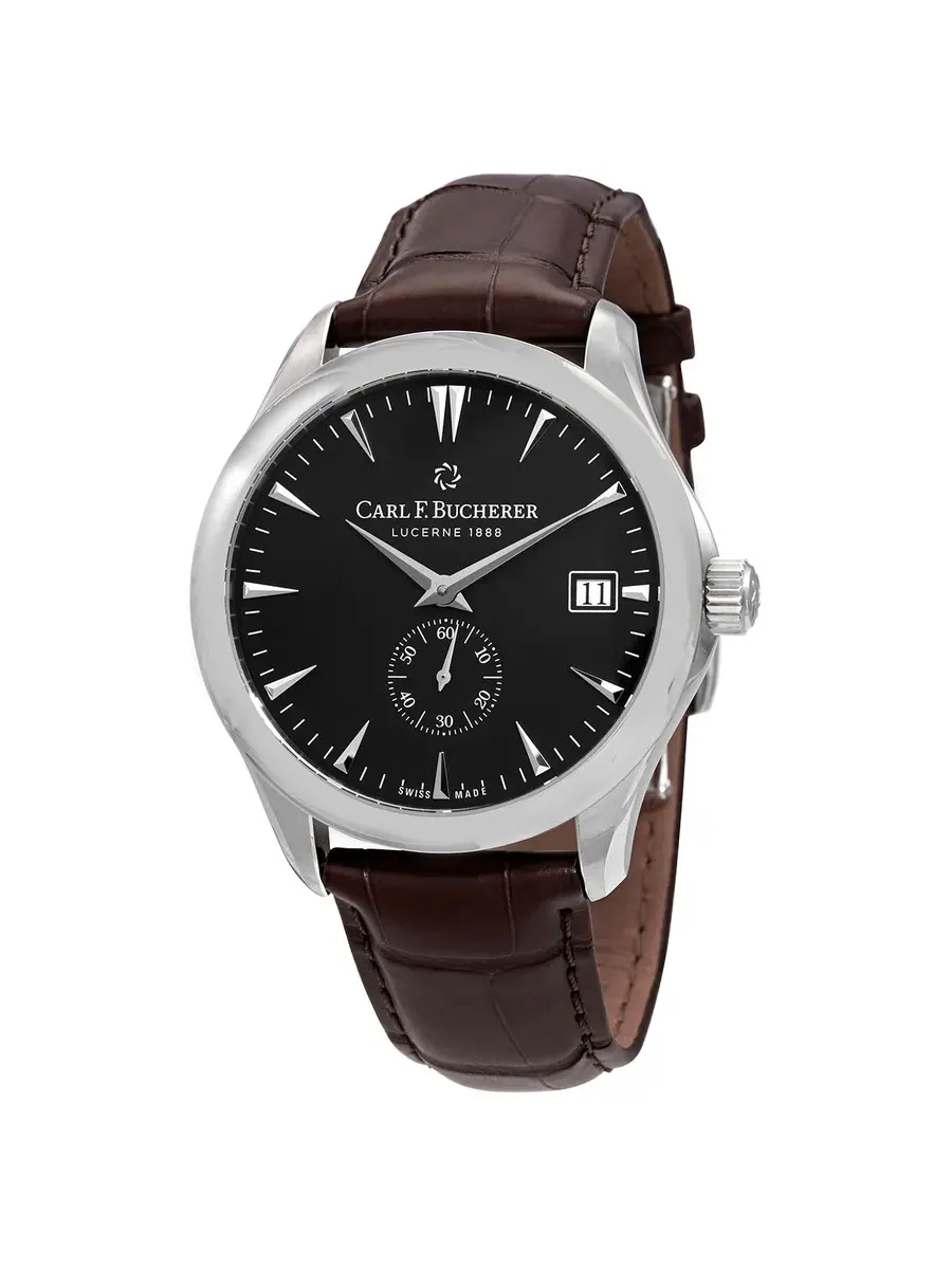 Мужские часы Carl F. Bucherer Manero Peripheral Automatic с черным циферблатом 00.10921.08.33.01