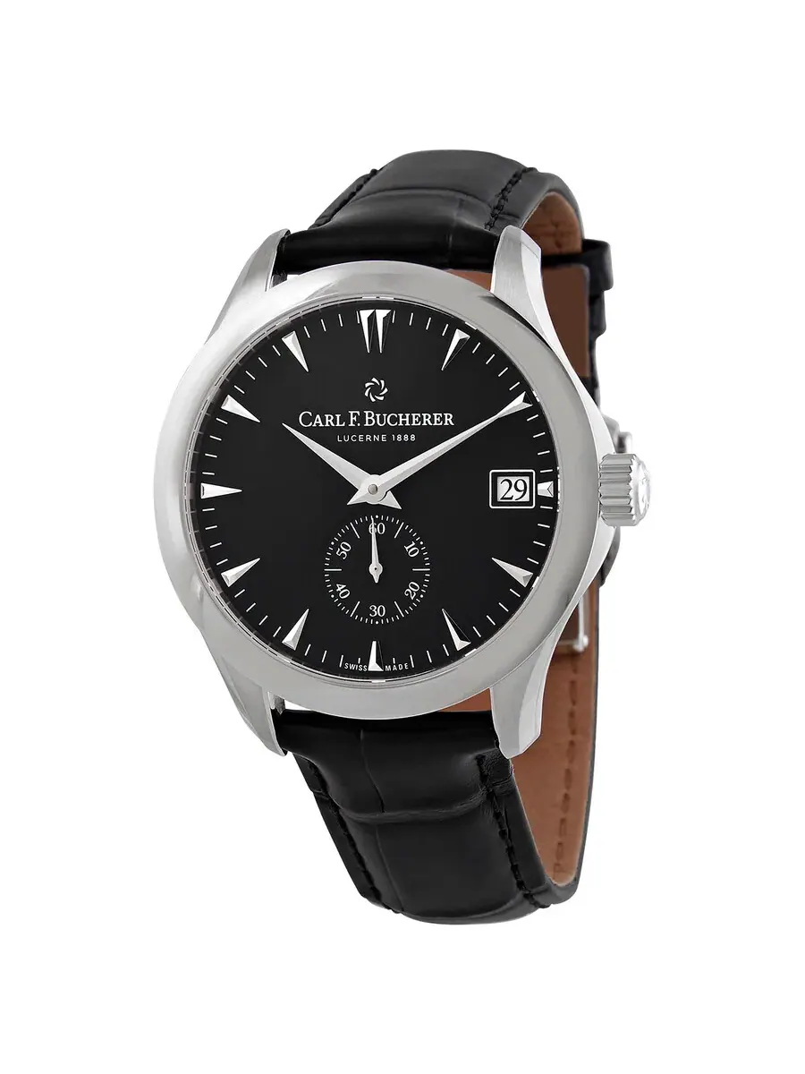 Мужские часы Carl F. Bucherer Manero Peripheral Automatic с черным циферблатом 00.10917.08.33.01