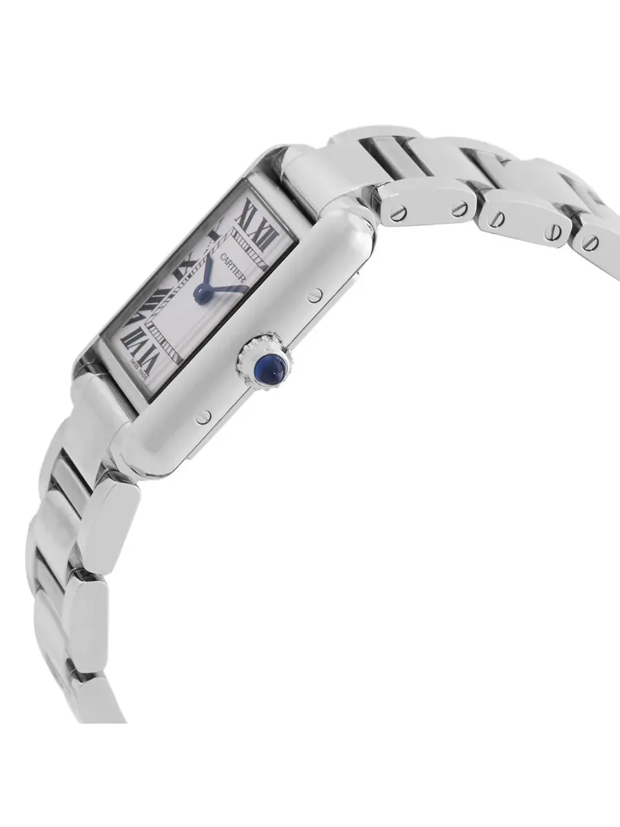 Женские часы Cartier Louis SolarBeat Quartz с белым циферблатом WSTA0121 — изображение 2 из 3, оттенок серебряный