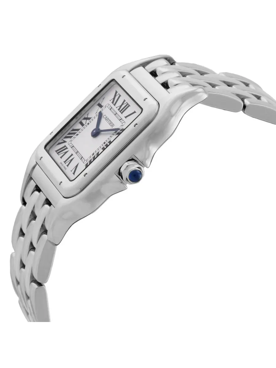 Часы Cartier Panthère Quartz с серебристым циферблатом унисекс WSPN0016 — изображение 2 из 3, оттенок серебряный