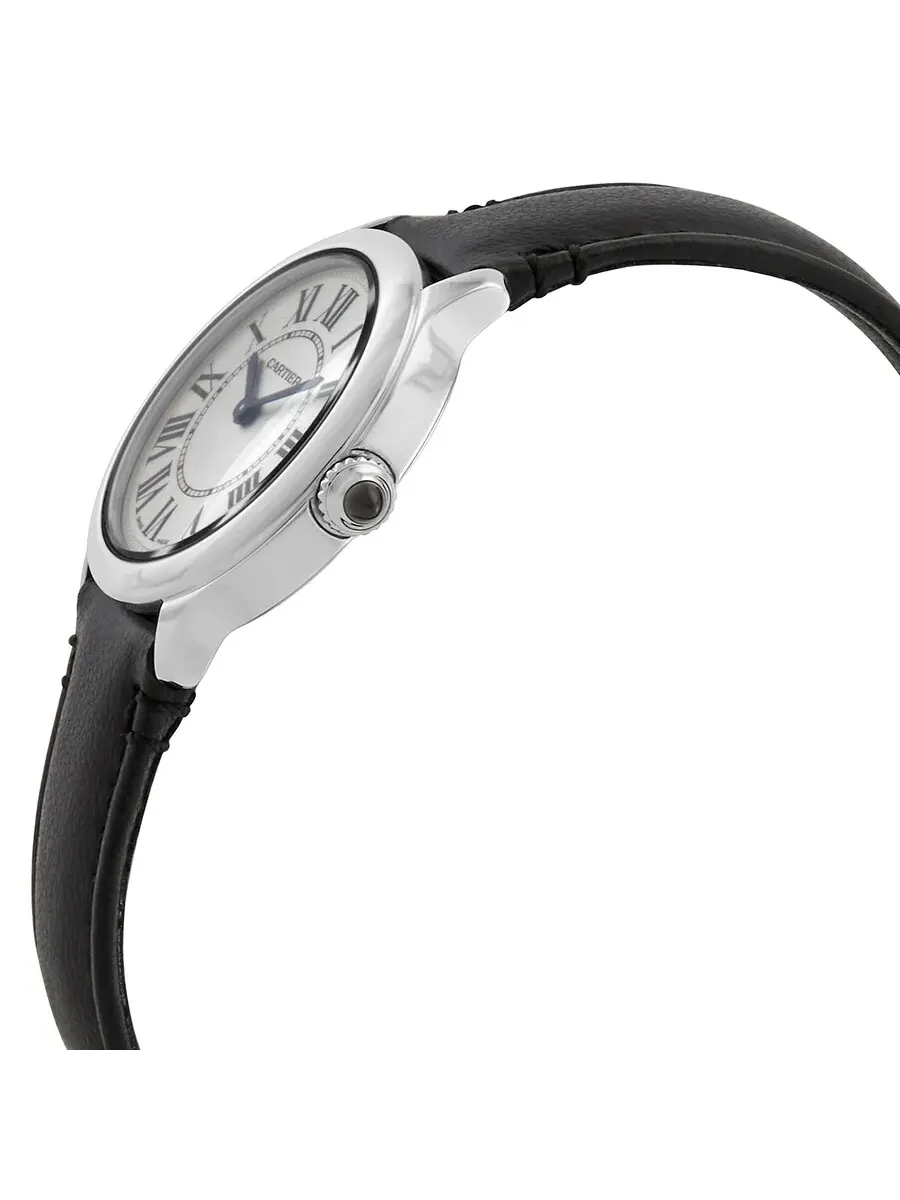 Женские часы Cartier Ronde Must De Cartier Quartz с серебристым циферблатом WSRN0030 — изображение 2 из 4, оттенок серебряный