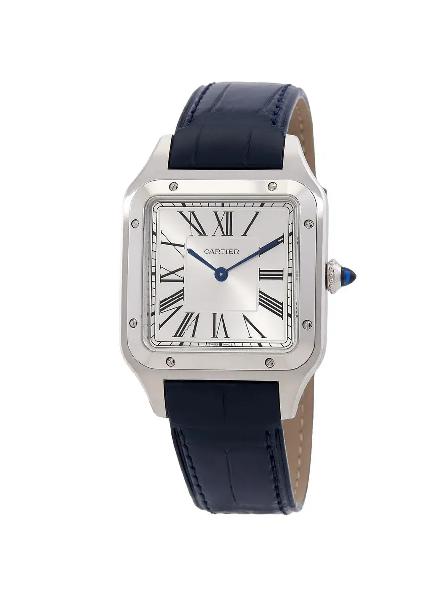 Мужские кварцевые часы Cartier Santos-Dumont Large Model WSSA0085