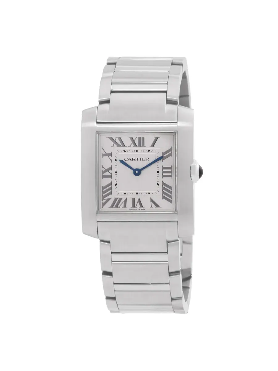 Часы Cartier Tank Francaise среднего размера с кварцевым механизмом WSTA0105