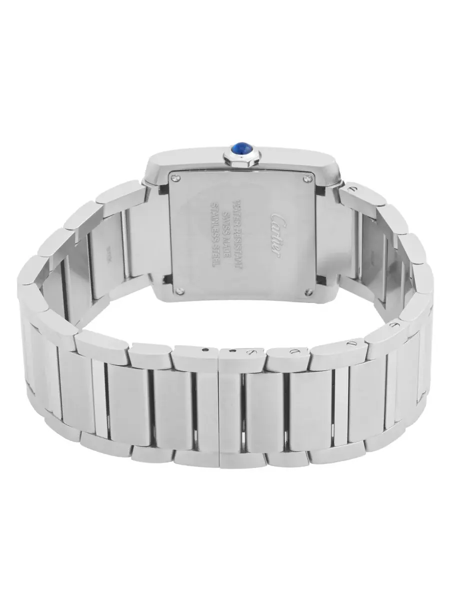 Часы Cartier Tank Francaise среднего размера с кварцевым механизмом WSTA0105 — изображение 3 из 3, оттенок серебряный
