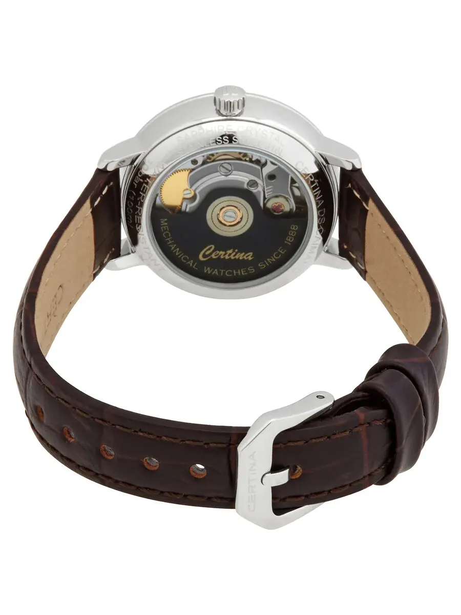 Женские часы Certina DS Caimano Automatic с серебристым циферблатом C035.207.16.037.01 — изображение 3 из 3
