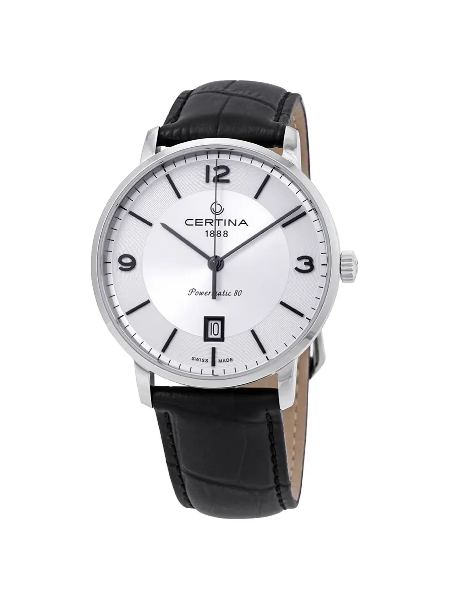 Мужские часы Certina DS Caimano Automatic с серебристым циферблатом C035.407.16.037.00 — серебристый