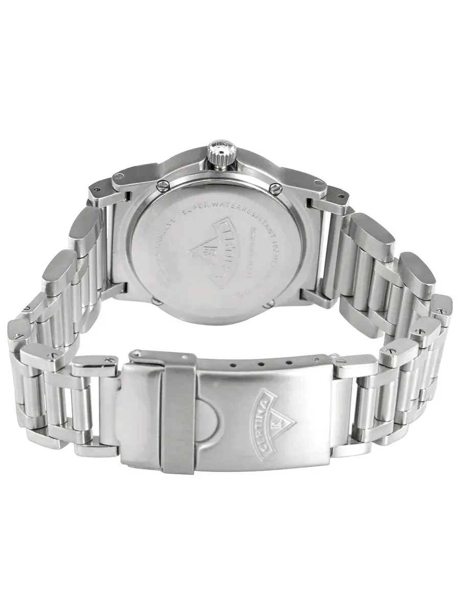 Женские часы Certina DS Cascadeur Quartz с синим циферблатом C129.8100.42.59 — изображение 3 из 3, оттенок серебряный