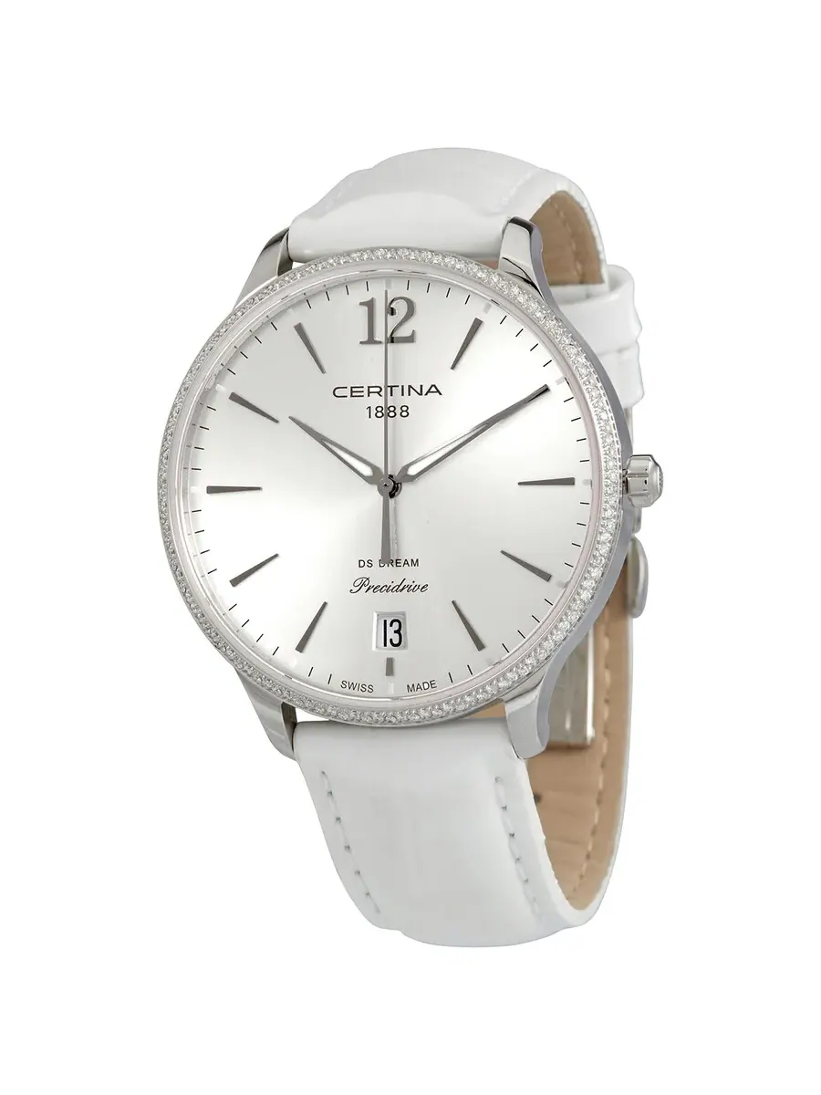 Женские часы Certina DS Dream Precidrive с серебристым циферблатом C021.810.66.037.00 — серебристый