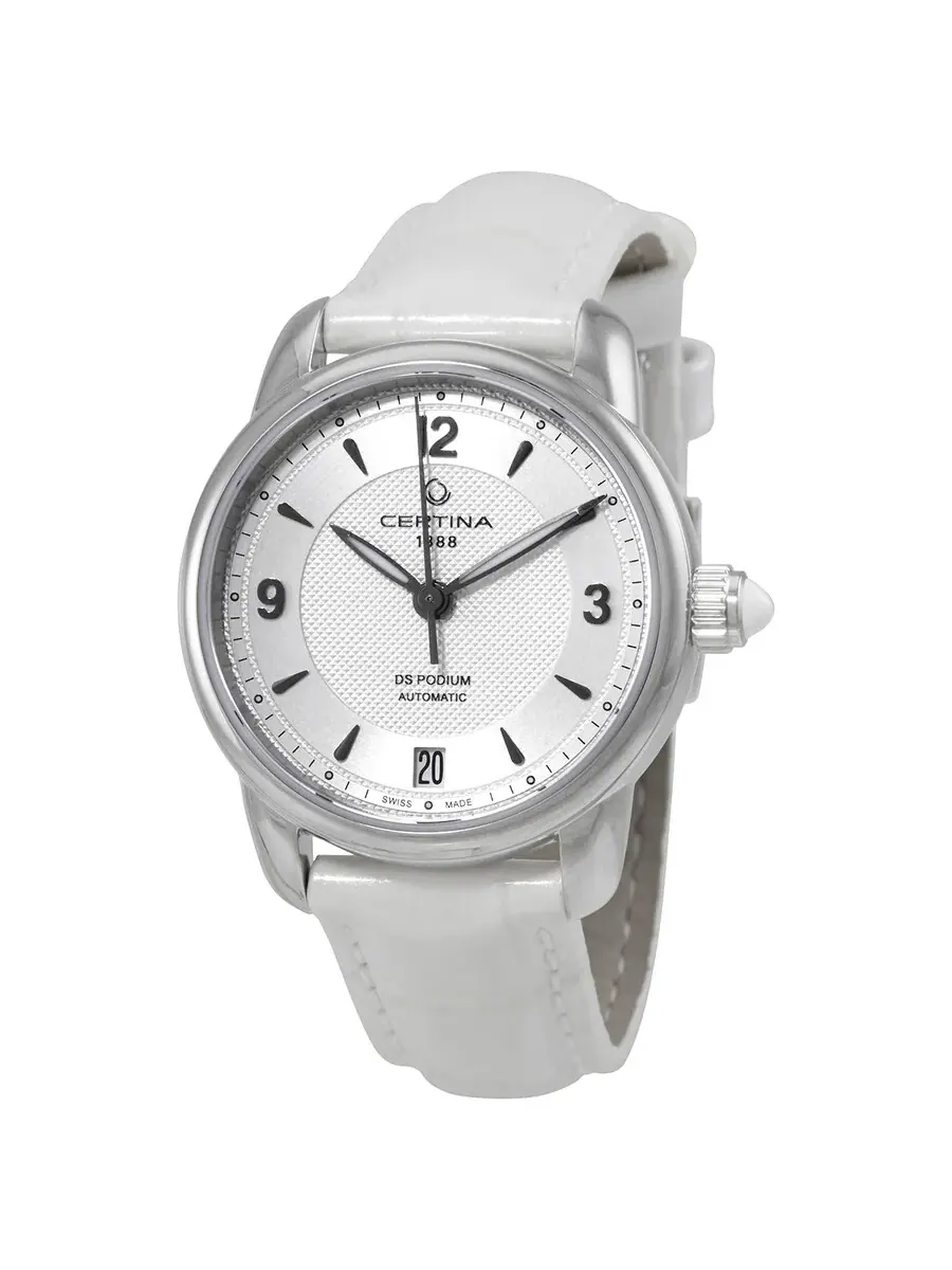 Женские часы Certina DS Podium Automatic с серебристым циферблатом C025.207.16.037.00