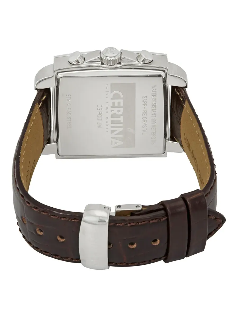 Женские часы Certina DS Podium Chronograph с коричневым циферблатом C001.317.16.297.00 — изображение 3 из 3