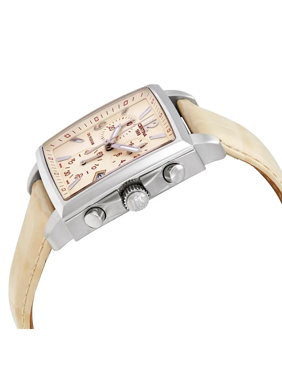 Женские часы Certina DS Podium Chronograph с циферблатом цвета слоновой кости C001.317.16.267.00 — изображение 2 из 3